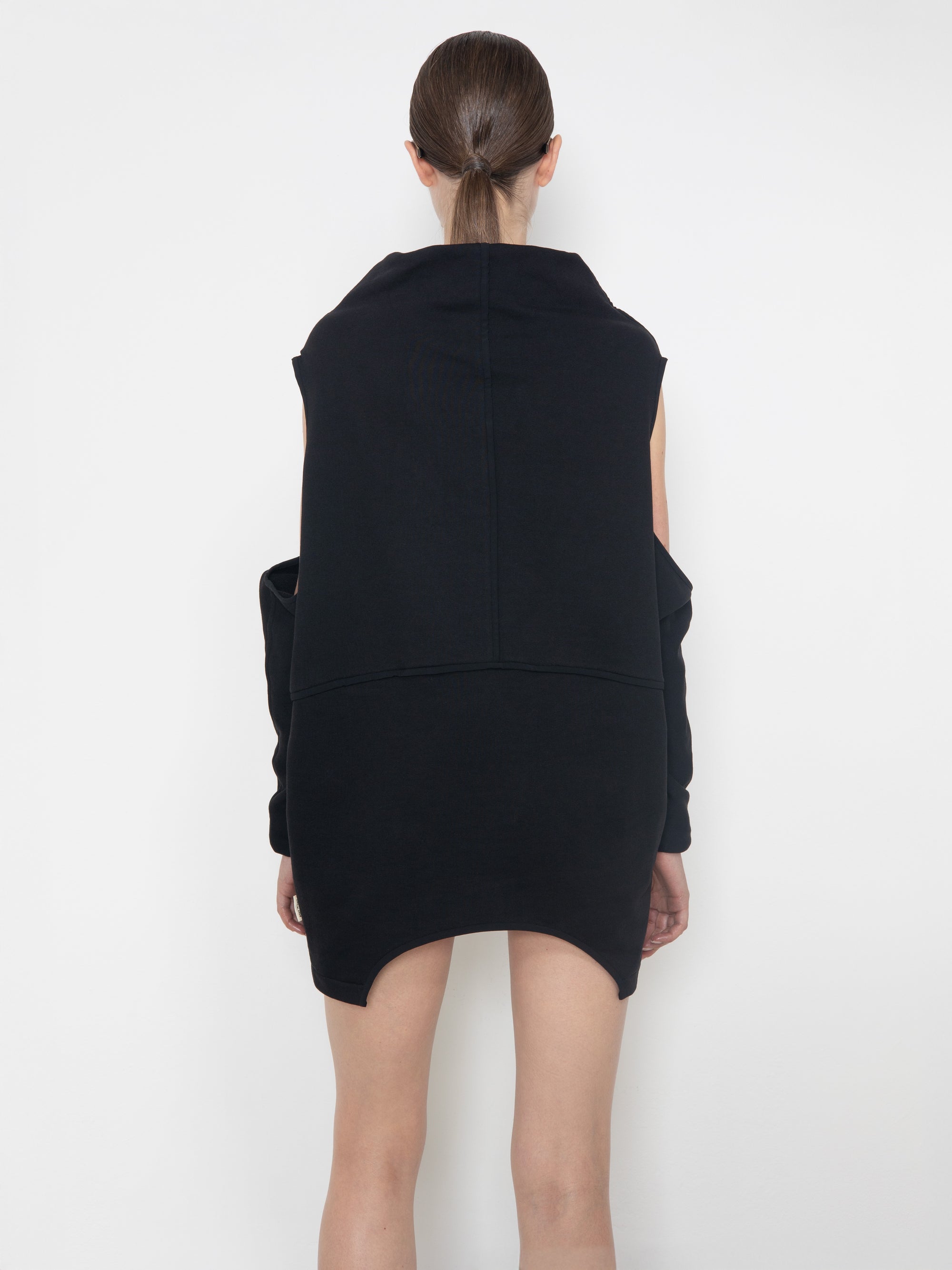 Cutout Sweatshirt Mini Dress - Traversi Studio